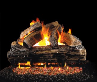 Real Fyre Split Oak Vented Gas Log Set