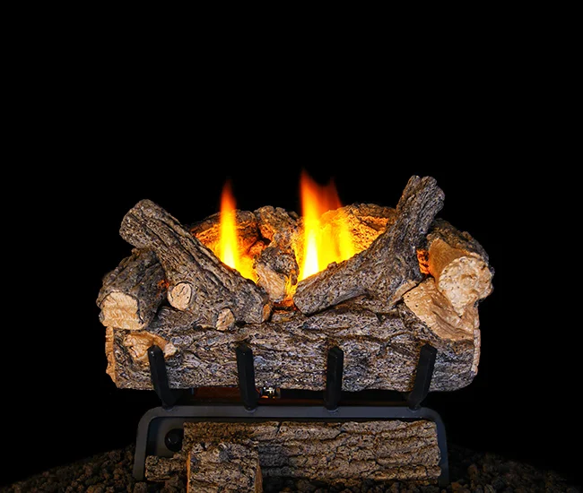 Real Fyre Split Valley Oak Gas Log Set - Thumbnail 2