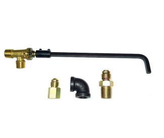 Real Fyre Manual On/Off Valve with Extension and L-Shaped Handle