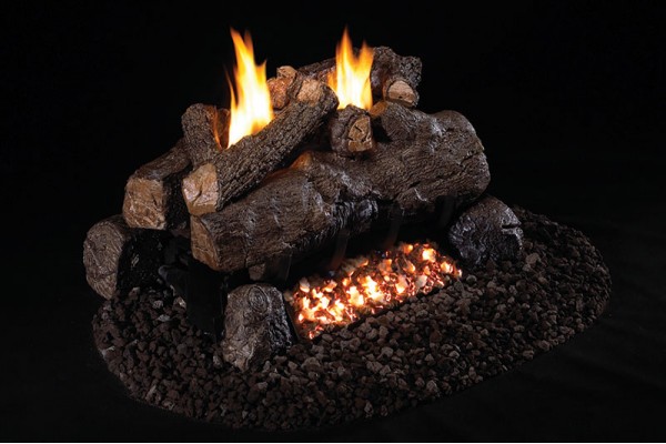 Real Fyre Evening Fyre See-Thru Gas Log Set