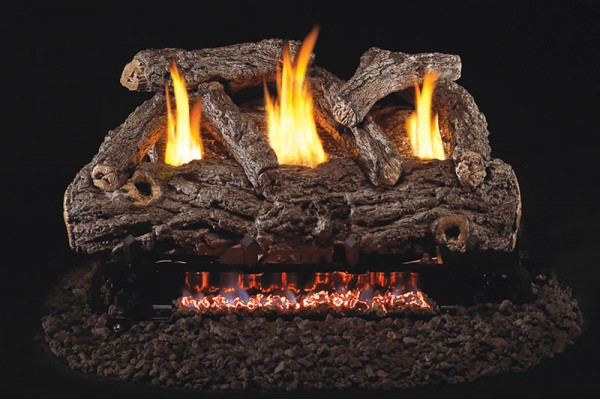 Real Fyre Golden Oak Designer Gas Log Set