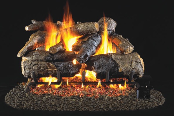 Real Fyre 19-inch Charred American Oak Log