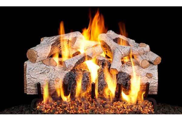Real Fyre Charred Mountain Birch Flame Enhanced Logs