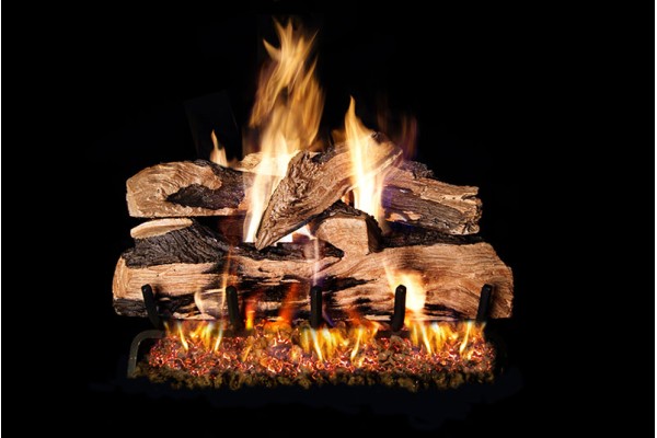 Real Fyre Split Oak Designer Plus Flame Enhanced Gas Logs Only