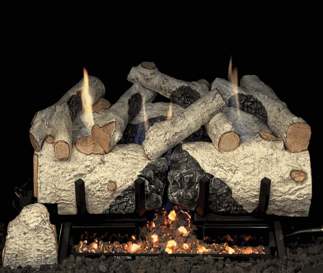 Real Fyre Charred Alpine Birch Vent-Free Logs Only