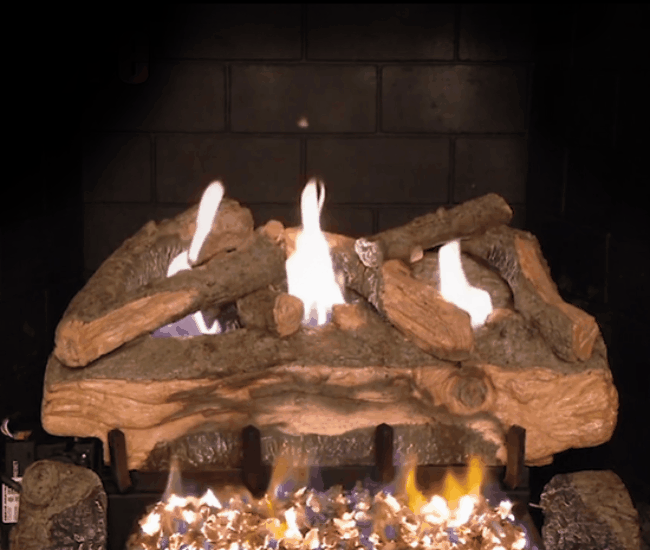 Real Fyre Evening Fyre Split Vent-Free Logs Only