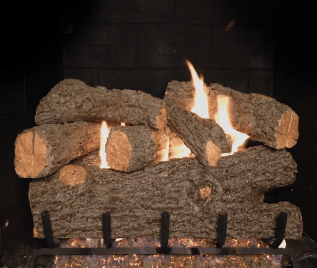 Real Fyre Outdoor Royal English Oak Designer Gas Log Set