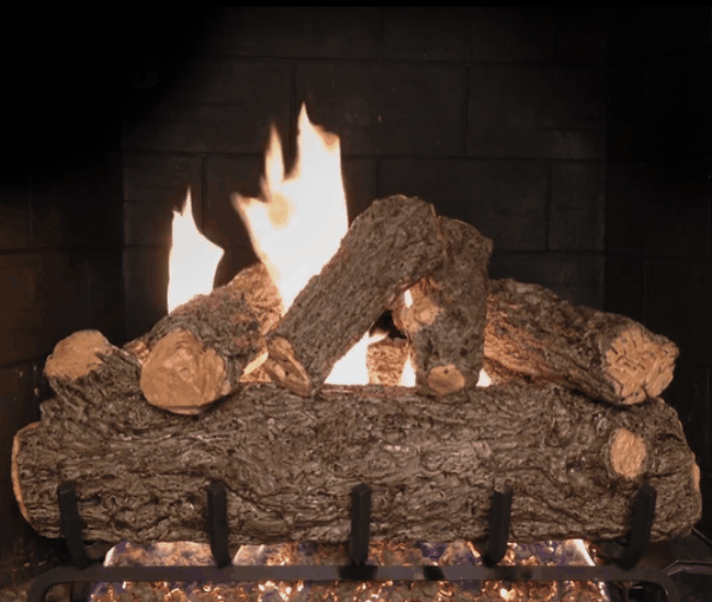 Real Fyre Rustic Oak Designer Gas Log Set