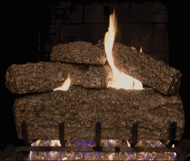 Real Fyre Post Oak Gas Log Set