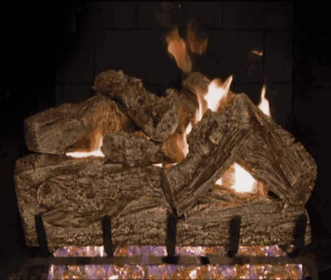 Real Fyre Rugged Oak Gas Log Set