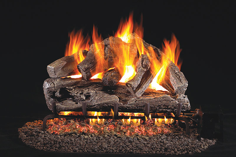 Real Fyre Rugged Oak Logs Compatible with G45 Burner